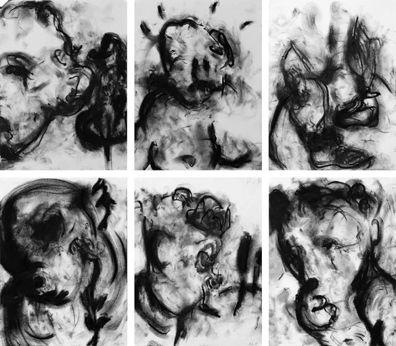 Albrecht Schnider — 6 Blätter: Ohne Titel, 1989