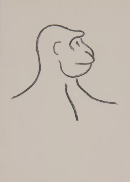Aldo Walker — Ohne Titel (Affe), 1983