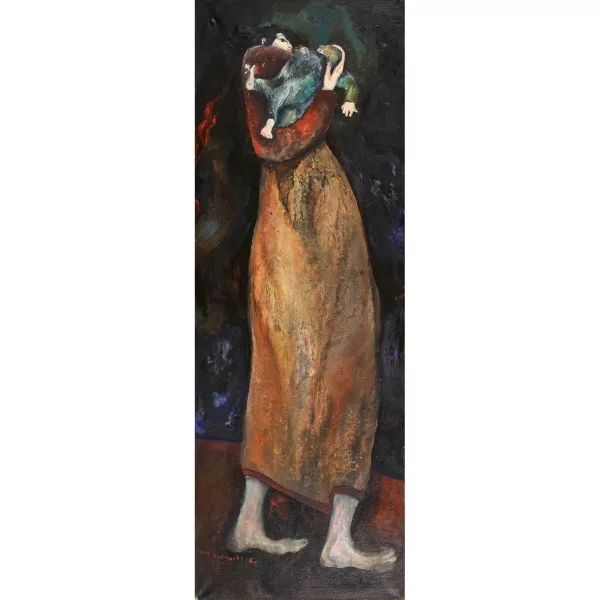 Alex Sadkowsky — "Mutter mit wildem Kind".