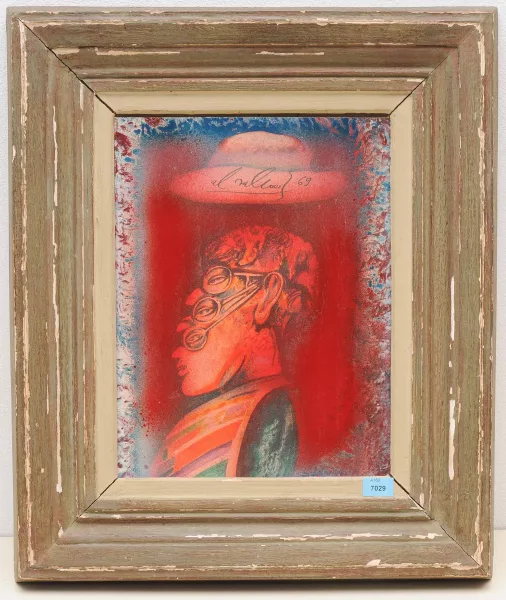 Alex Sadkowsky — Brillenträger im Profil, 1969