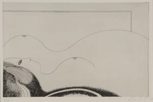 Alex Sadkowsky — 4 Blätter: Freundinnen, 1966; Elefantenleben, 1966; Frau, 1967; Animal metaphysicum, 1967