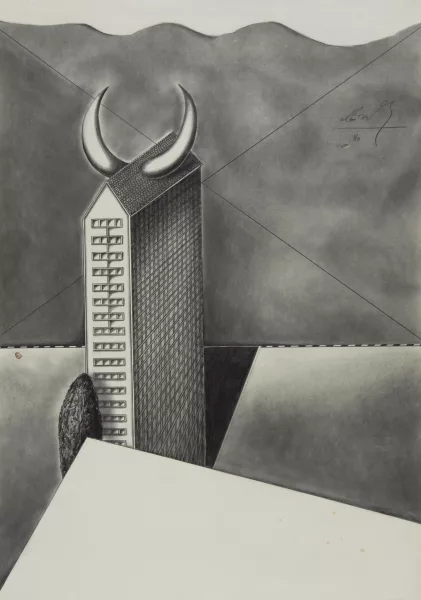 Alex Sadkowsky — Haus mit Hörner, 1980