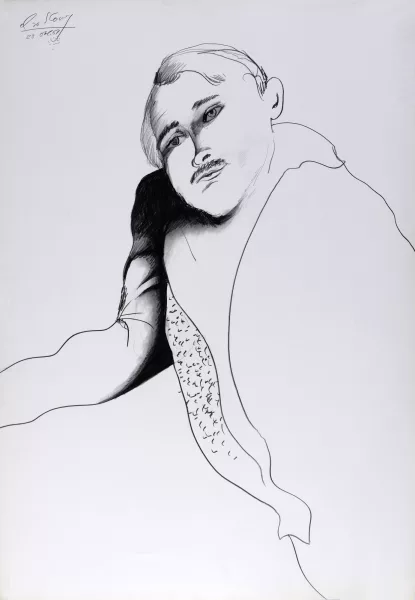 Alex Sadkowsky — Portrait von Friedrich Kuhn, 1967