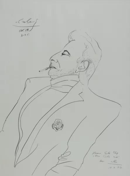 Alex Sadkowsky — Porträt von Herbert von Karajan, 1977