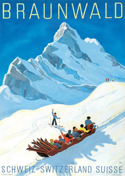 Alex Walter Diggelmann — Braunwald Schweiz Switzerland Suisse, 1937