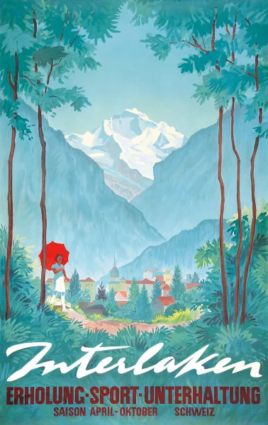 Alex Walter Diggelmann — Interlaken. Erholung. Sport. Unterhaltung, 1946