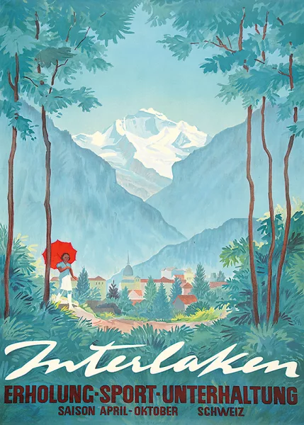 Alex Walter Diggelmann — Interlaken. Erholung. Sport. Unterhaltung, 1946