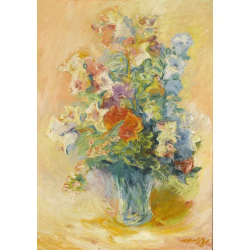Alexander Leo Soldenhoff — "Campanula-Blumen".