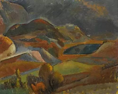 ALEXANDRE BLANCHET — Paysage valaisan. 1917–19. — Koller Auktionen