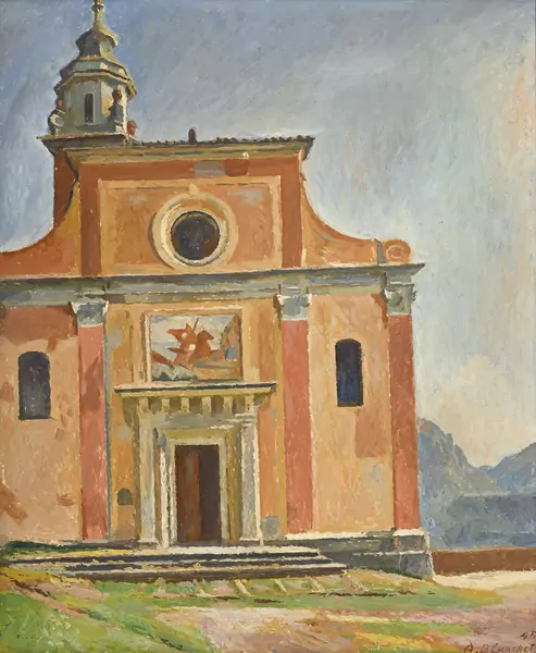 Façade de l'Eglise de Corona