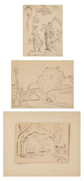 Alexandre BLANCHET (1882-1961) , Ensemble de trois dessins ... — DognyAuction