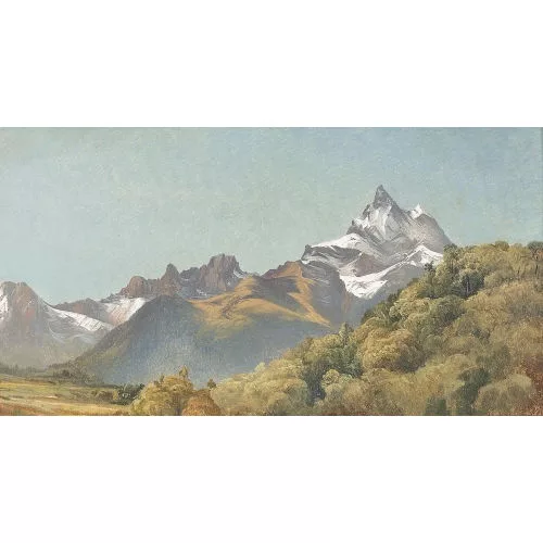 Alexandre Calame — "Dents du Midi et Aiguille d′Argentière".