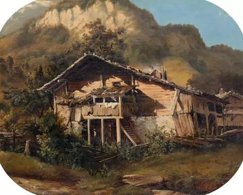 ALEXANDRE CALAME — Fermette de montagne. Circa 1833-1840. — Koller Auktionen