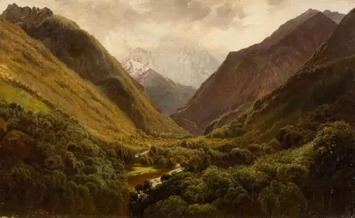 ALEXANDRE CALAME — Monte Rosa von Vanzone aus gesehen. Um 1840. — Koller Auktionen