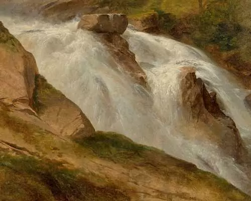 ALEXANDRE CALAME — Chute de l'Aar à la Handeck. — Koller Auktionen