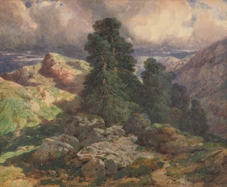 Paysage dans les Alpes