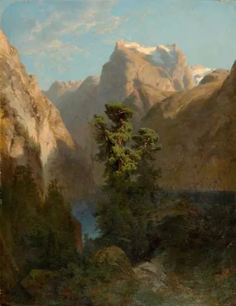 ALEXANDRE CALAME — Vierwaldstädtersees mit Urirotstock. 1852. — Koller Auktionen