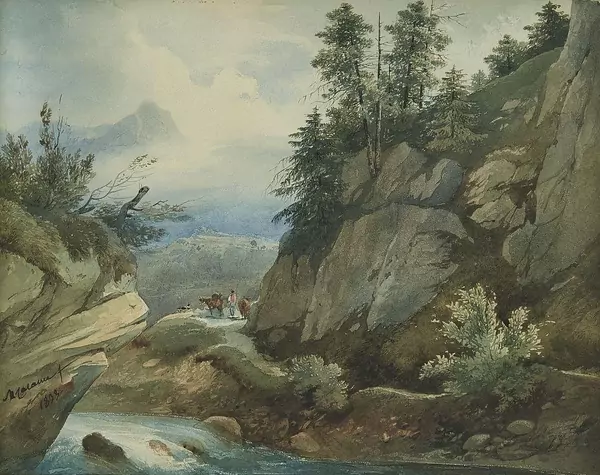 Alexandre Calame (1810-1864) — Genève Enchères