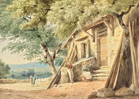 Devant la maison
