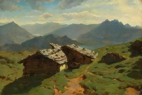 ALEXANDRE CALAME — Un plateau du Rigi. 1862. — Koller Auktionen