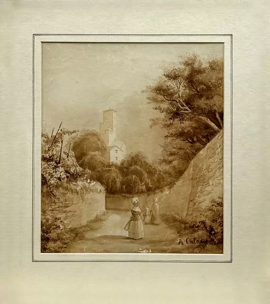 Attribué à Alexandre Calame (1810-1864) — Genève Enchères