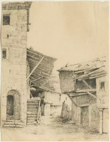 Attribué à Alexandre Calame (1810-1864) — Genève Enchères