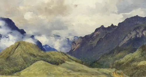 ALEXANDRE CALAME — Berglandschaft. — Koller Auktionen