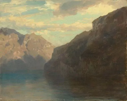 ALEXANDRE CALAME — Gebirgssee. — Koller Auktionen