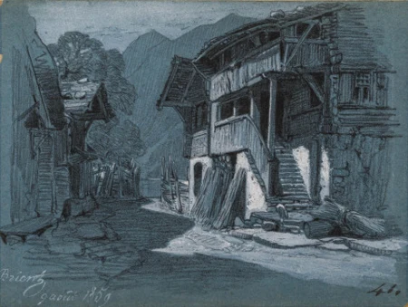 Châlets à Brienz, 1859