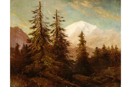 Coucher de Soleil aux Montagnes