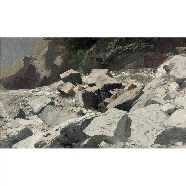 Alexandre Calame — "Lütschine près Lauterbrunnen".