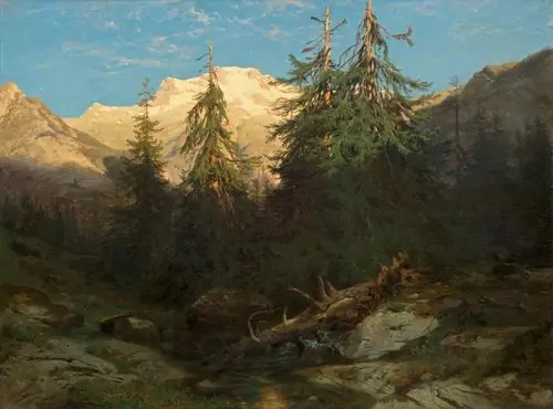 ALEXANDRE CALAME — Souvenir de la Handeck. 1852. — Koller Auktionen