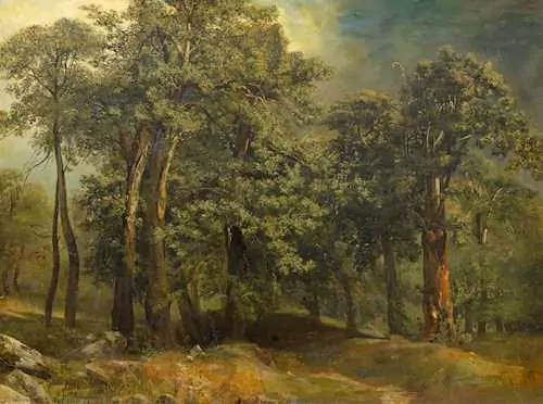 ALEXANDRE CALAME — Landscape with trees — Koller Auktionen