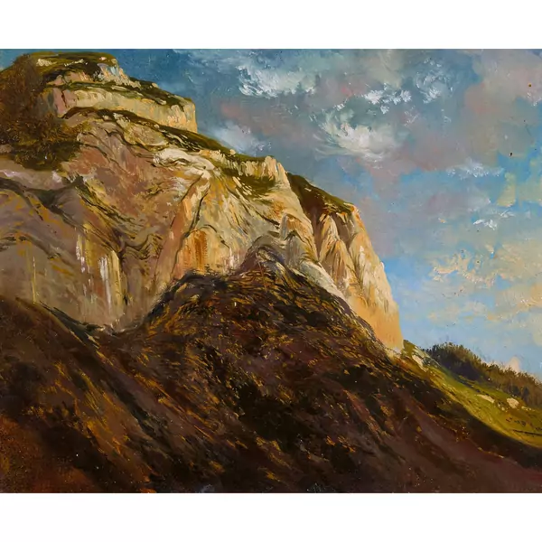 Salève au soleil couchant
