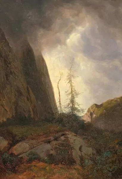 ALEXANDRE CALAME — Wettertanne. — Koller Auktionen