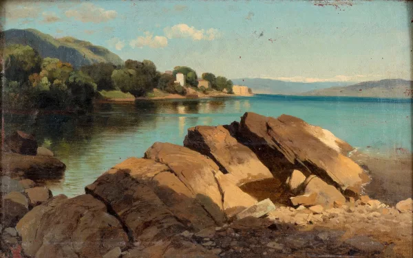 Alexandre Calame — Bord de lac,