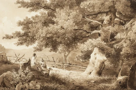 Paysage animé