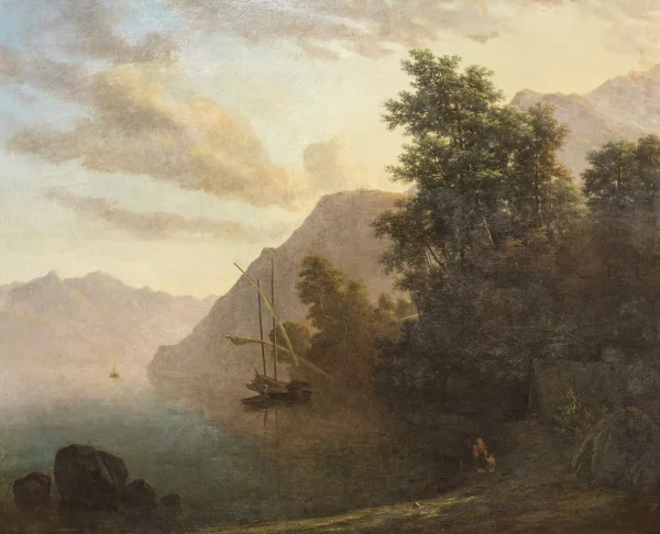 Alexandre Calame — Paysage lacustre