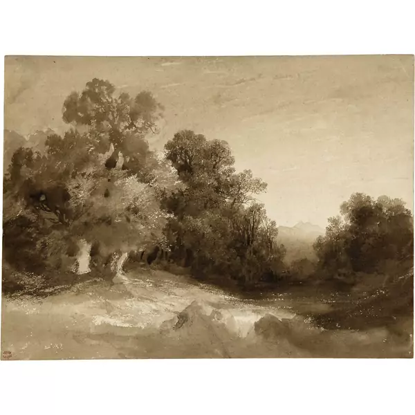 Alexandre Calame — Dans la montagne — Galerie Kornfeld