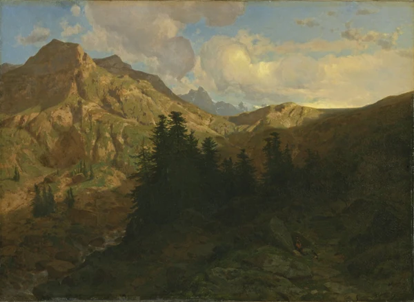 Alexandre Calame — Souvenir de la Handeck, 1859