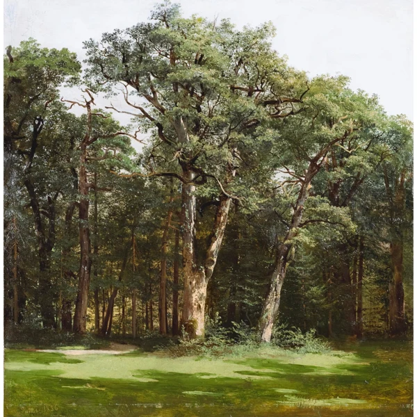 Alexandre Calame — ARBRES, 1836 TREES, 1836