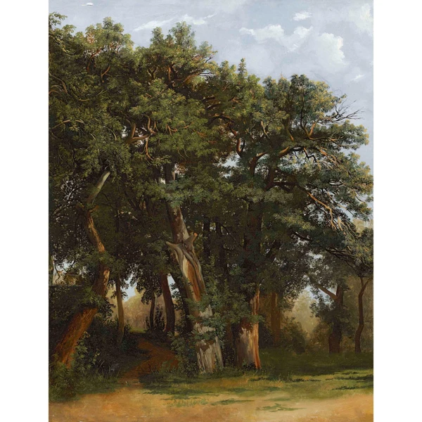 Alexandre Calame — GROUPE DE CHÊNES GROUP OF OAK TREES