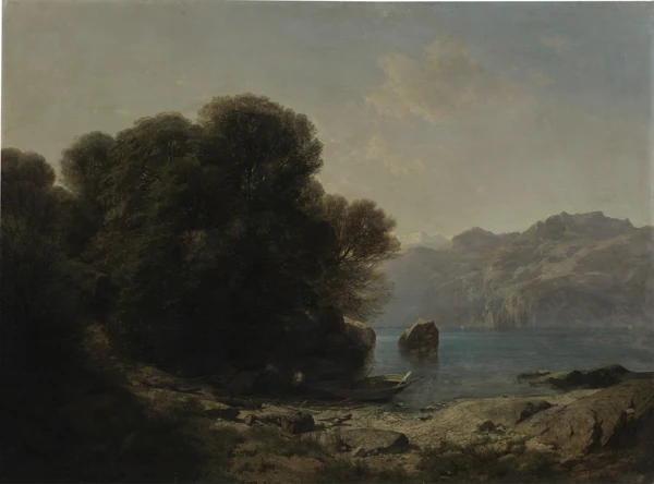 Alexandre Calame — Lac de Thoune, 1860
