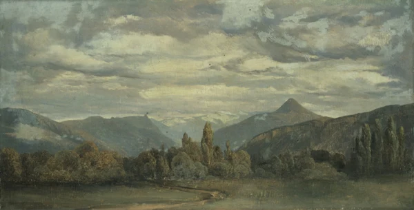 Alexandre Calame — Vue de la Terrasse du Vallon