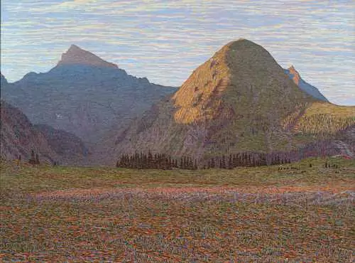ALEXANDRE PERRIER — L'Aube au Praz-de-Lys. 1901. — Koller Auktionen