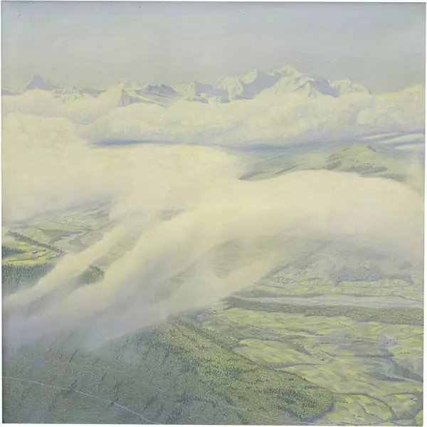 Alexandre Perrier — Nuages en montagnes — Galerie Kornfeld
