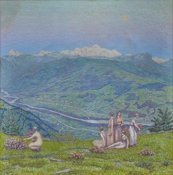 Alexandre Perrier — Mont-Blanc et promeneuses