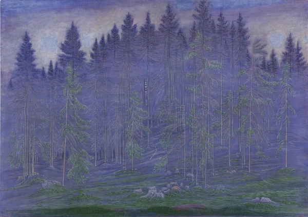Alexandre Perrier — La forêt, 1916