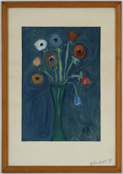 Alexandre Rochat — Alexandre Rochat (1895-1981), \Bouquet de fleurs\,