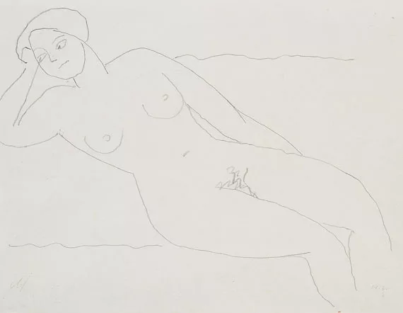 Alexej von Jawlensky — Liegender weiblicher Akt